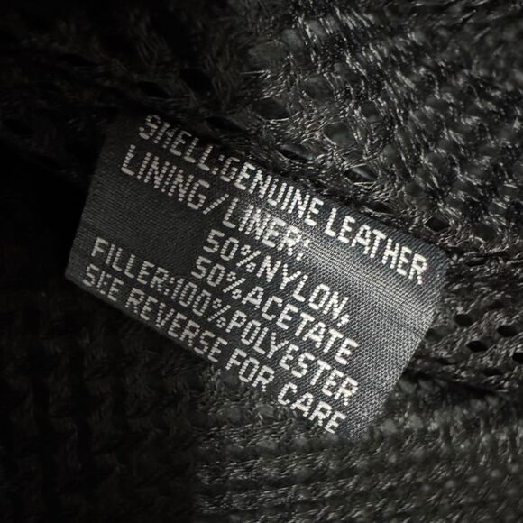 Hot Leathers Women’s Moto Jacket Black w/ Pink & Silver Stripes XL - Picture 7 of 10